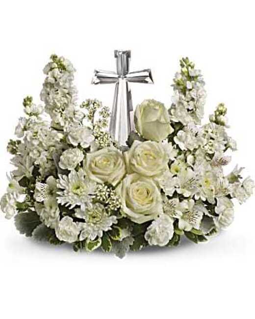 Crystal Cross from Verzaals Florist and Events in Wilmington, NC