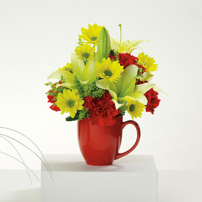 Good Morning Mug from Verzaals Florist and Events in Wilmington, NC