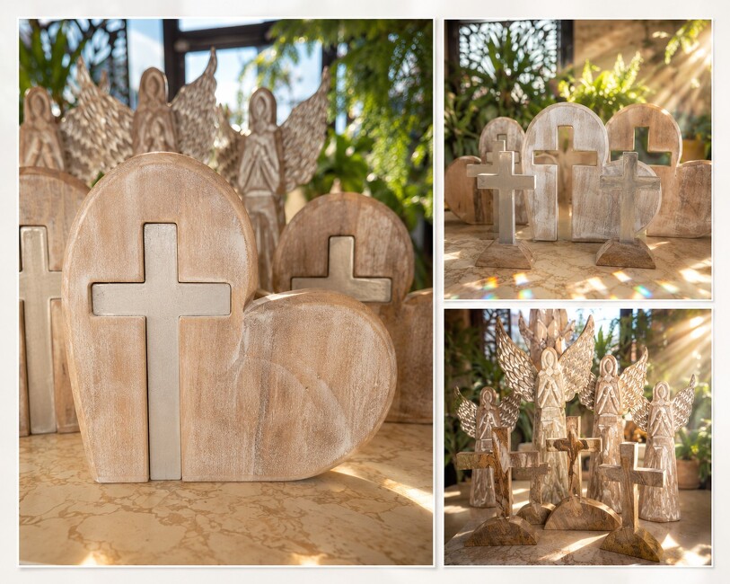 Two Become One Heart & Cross from Verzaals Florist and Events in Wilmington, NC Two Become One Heart & Cross from Verzaals Florist and Events in Wilmington, NC