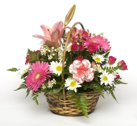Perfectly Pink Basket from Verzaal's Florist & Events in Wilmington