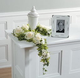 Garland of love from Verzaal's Florist & Events in Wilmington
