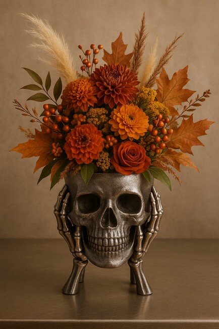 Rustic Woodland Skull
