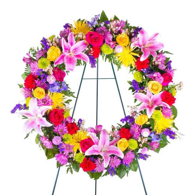 Abundant Life Wreath from Verzaals Florist and Events in Wilmington, NC