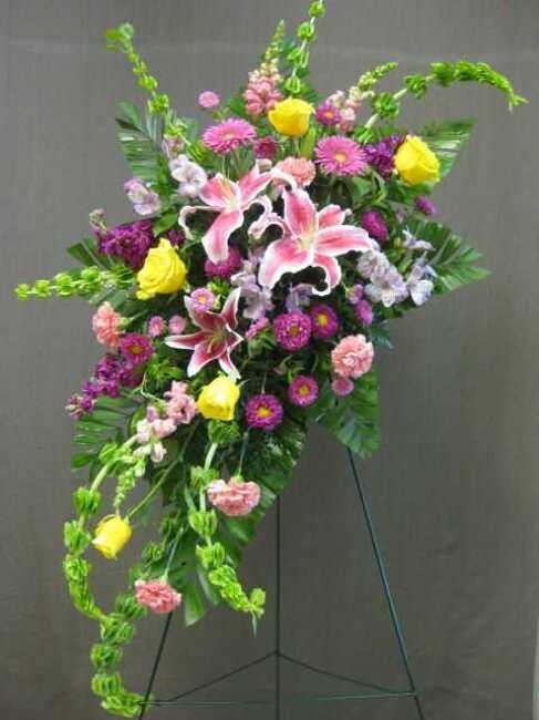 Standing Cresent from Verzaals Florist and Events in Wilmington, NC